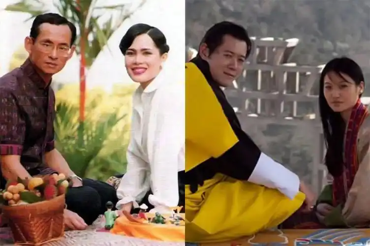 一组感人至深的照片看不丹国王旺楚克如何复刻泰王足迹