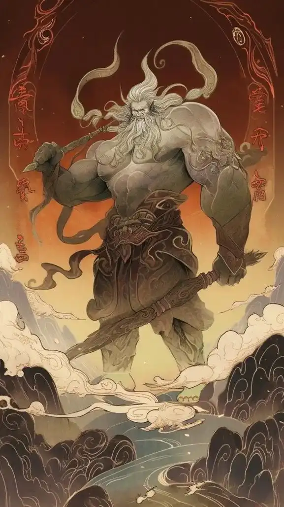 盘古,又称盘古氏,混沌氏.是中国传说 - 抖音