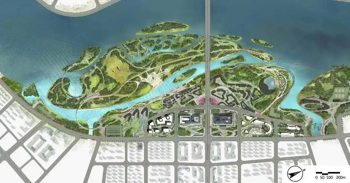 白河左岸湿地公园设计方案出炉.