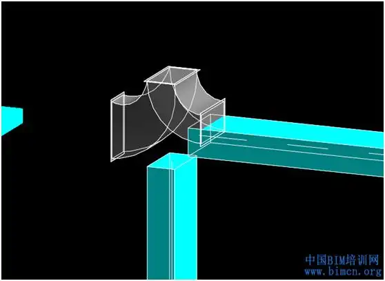 bim软件教程:revit风管竖向y型三通绘制方法