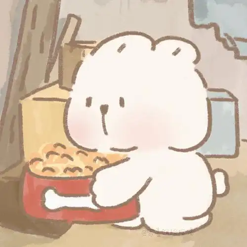 可爱情头  #小熊情侣头像