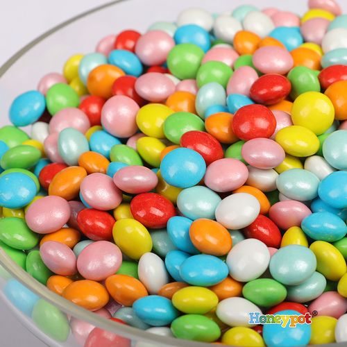 牛奶巧克力豆 彩色_彩虹巧克力豆巧克力牛奶巧克力豆朱古力mm豆彩色