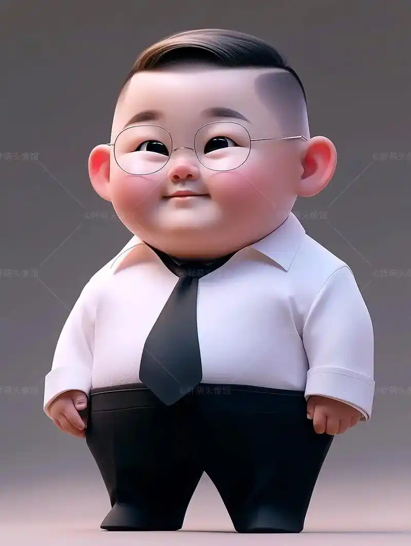 职业头像|40岁大叔肥而不腻.#有肉感的小胖子 #男生头像  - 抖音