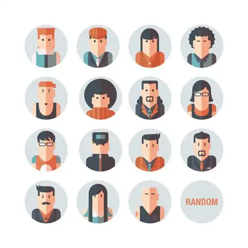 扁平化角色头像设计|ui|图标|shiwensmtown - 原创作品 - 站酷 (zcool