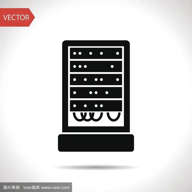 服务器机柜矢量图标