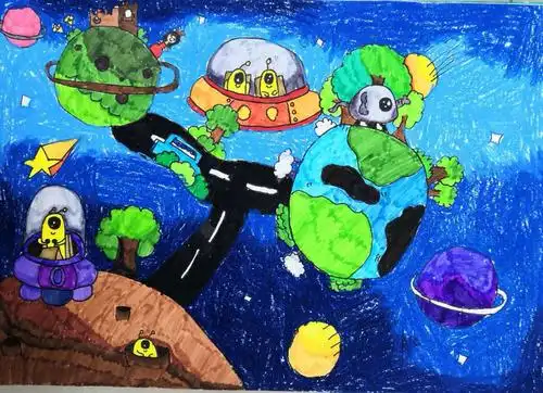 解放路第一小学第五届"七彩杯"绘画比赛获奖作品展