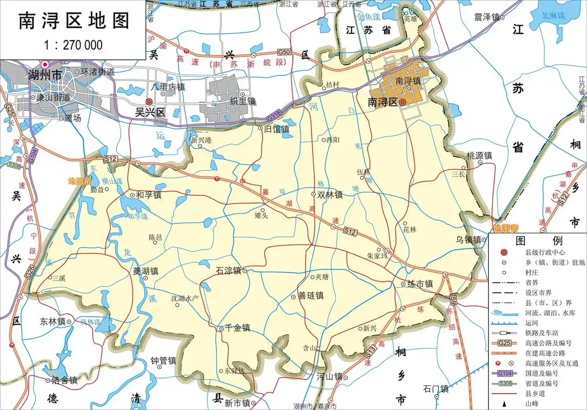 长兴县,地处太湖西南岸,居江苏,浙江,安徽三省结合部,故有"三省通衢"