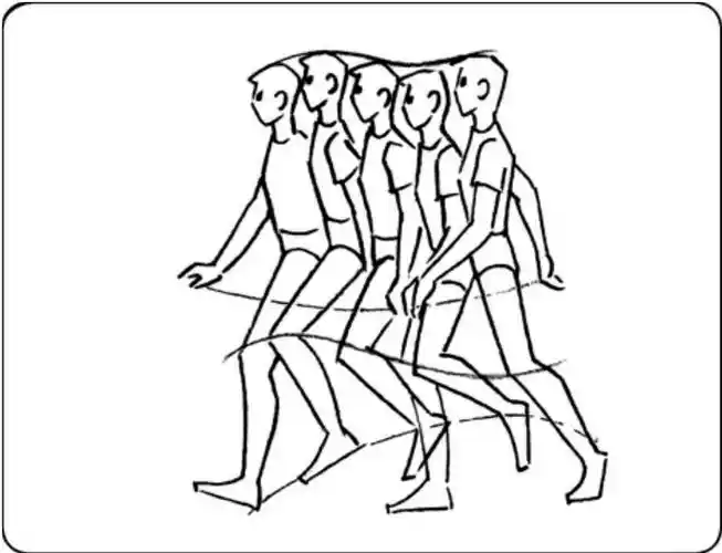 人物行走的运动规律