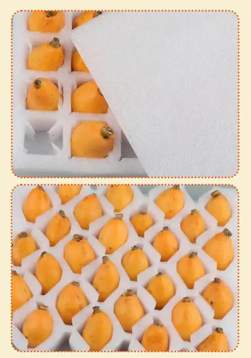 定制枇杷托珍珠棉水果包装盒快递专用35斤装枇杷的泡沫防震托盘箱子72