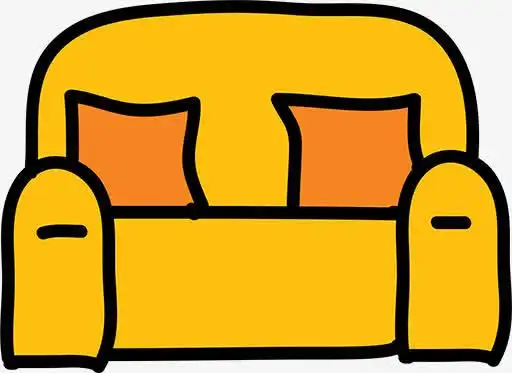 手绘/卡通 卡通元素 > 简笔画黄沙发 收藏 [声明] 觅元素所有素材为