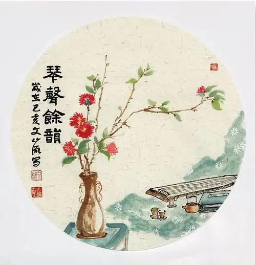 诗书花酒茶,窗里窗外一帘雅趣——品莫兴文茶艺画