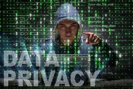 个人隐私黑客窃取个人信息的数据隐私概念照片