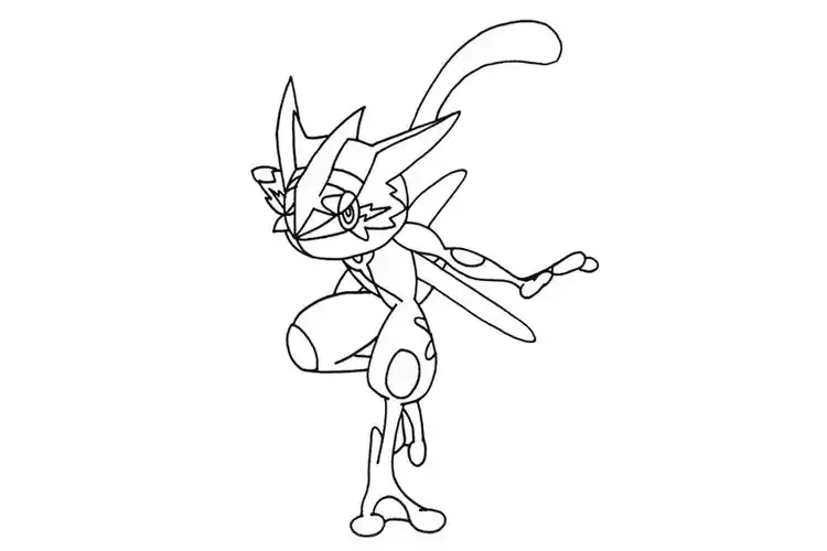 如何画一只甲贺忍蛙