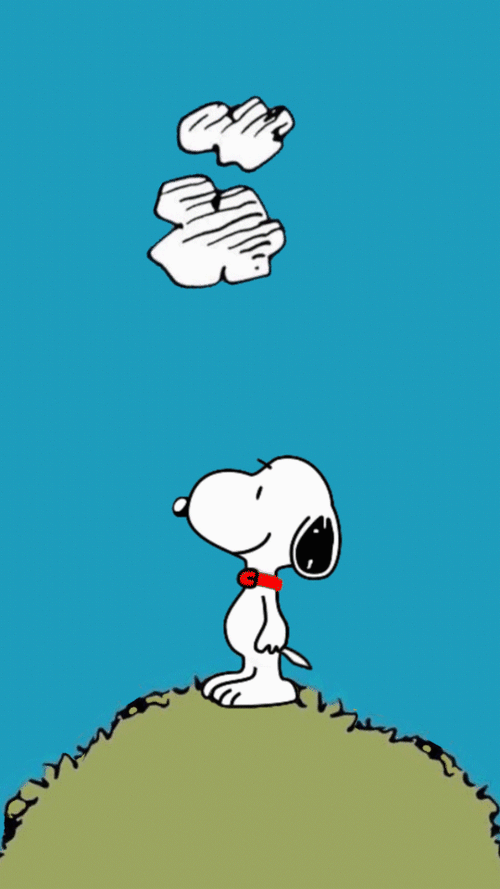 史努比动态壁纸也可以作为手环手表的的壁纸