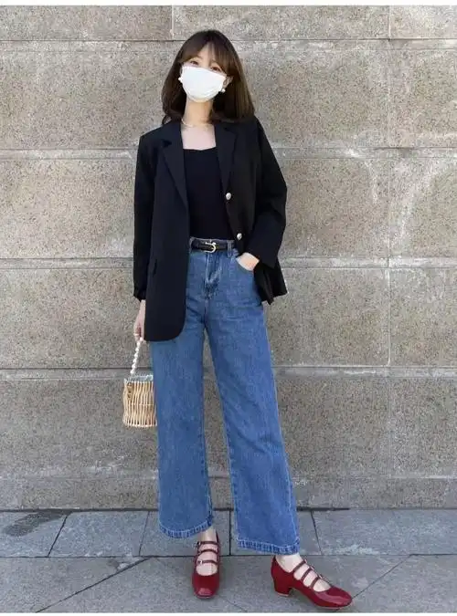 直筒裤配什么上衣最好看_时尚_爱讯头条