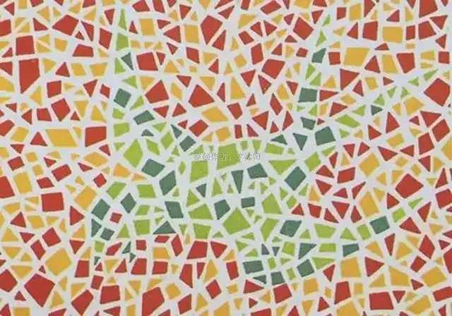 考驾照时的6张色觉检测图,第5张图若看错,驾照可能考不了