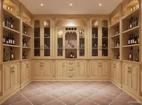 广州新机场穗和集团董事长定制高档酒柜说明