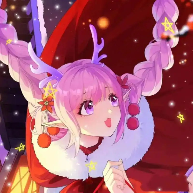 可爱闺蜜头像超仙 鼠星星和娜娜子闺蜜头像