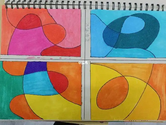 马克笔  #学前教育  #色彩搭配  #相似色对比  #相似色 #邻近色搭配