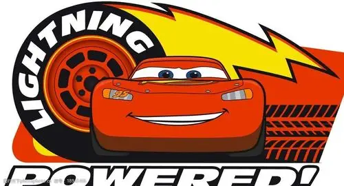 汽车总动员 红色汽车 卡通图 闪电 设计图 海报设计 广告设计 矢量 ai