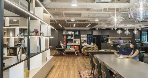 双城故事 凯悦(上海)充满酒店氛围的办公室设计欣赏