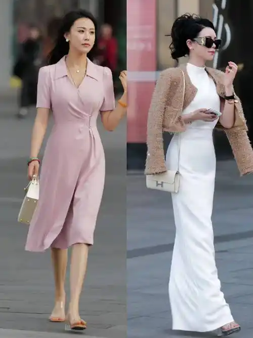 看杭州街拍就明白衣服合身设计醒目随便穿就很洋气