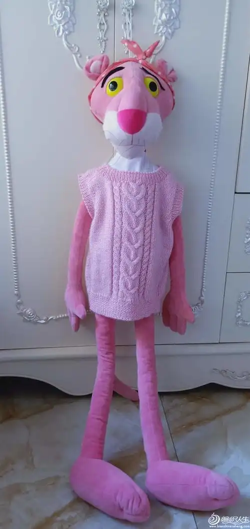 卿卿3 爱心扭花女童棒针背心-编织教程-编织人生