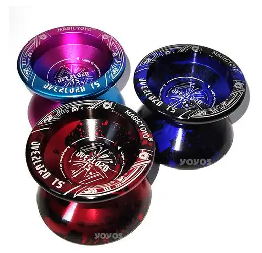 陆霸花式强空转睡眠合金蝶型悠悠球溜溜球5 紫色1a升级版 20绳1手套1