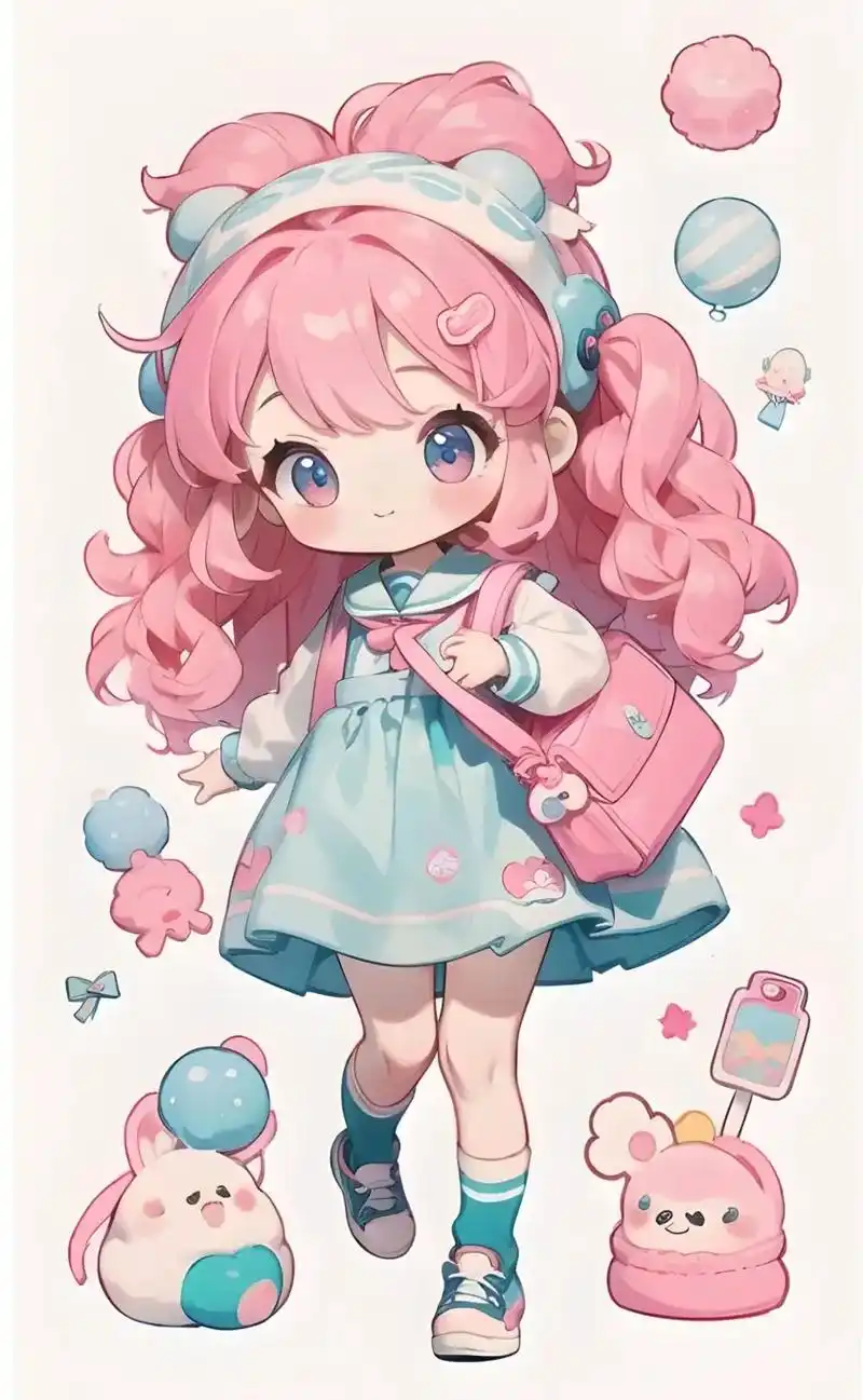 动漫 #二次元 素材分享ai动漫人物,用来上动漫课也很好看 - 兑趑