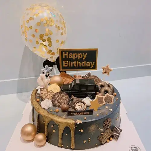 网红汽车男士老公男友跑车生日蛋糕成都北京广州新鲜生日蛋糕