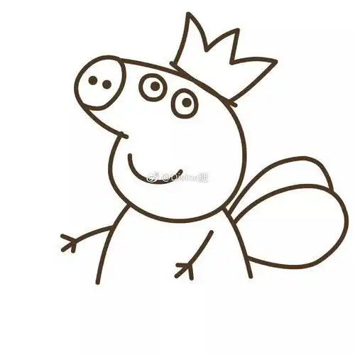 乔治简笔画 乔治简笔画步骤