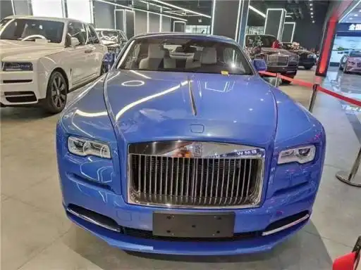 劳斯莱斯幻影蓝色魅影图片 劳斯莱斯经典配色 - 网络编辑之家