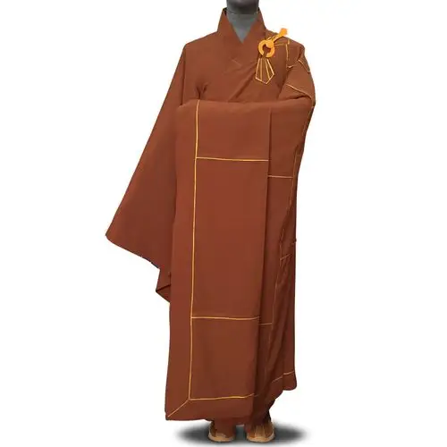 【满299减120元】弘通七忏衣袈裟僧服男佛衣服僧衣法衣红色僧袍