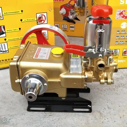 26/60熊猫农用三缸柱塞泵打药泵担架式动力汽油喷雾器果树喷农药