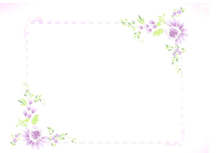 简单漂亮手抄报花边