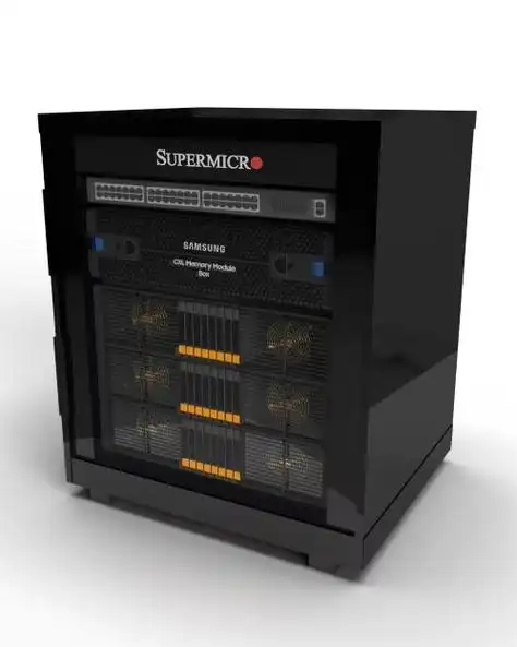 三星展示cmmbcxl内存盒模组hbm3e12h内存上半年量产