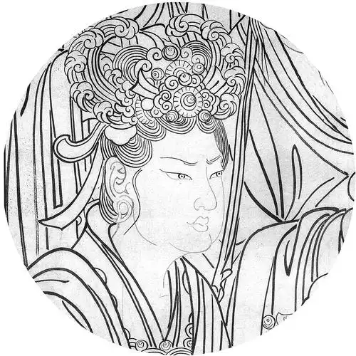 永乐宫壁画线描