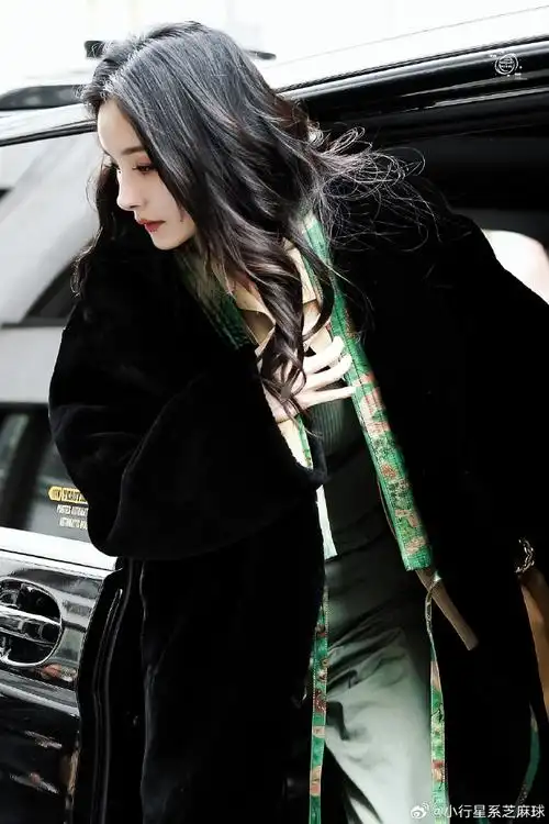 杨幂巴黎时装周看秀造型96 这个侧脸神图狠狠爱了