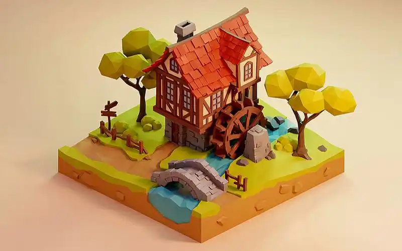 3dmax场景建模:简单小房子基础模型搭建,3dmax场景结构思路讲解