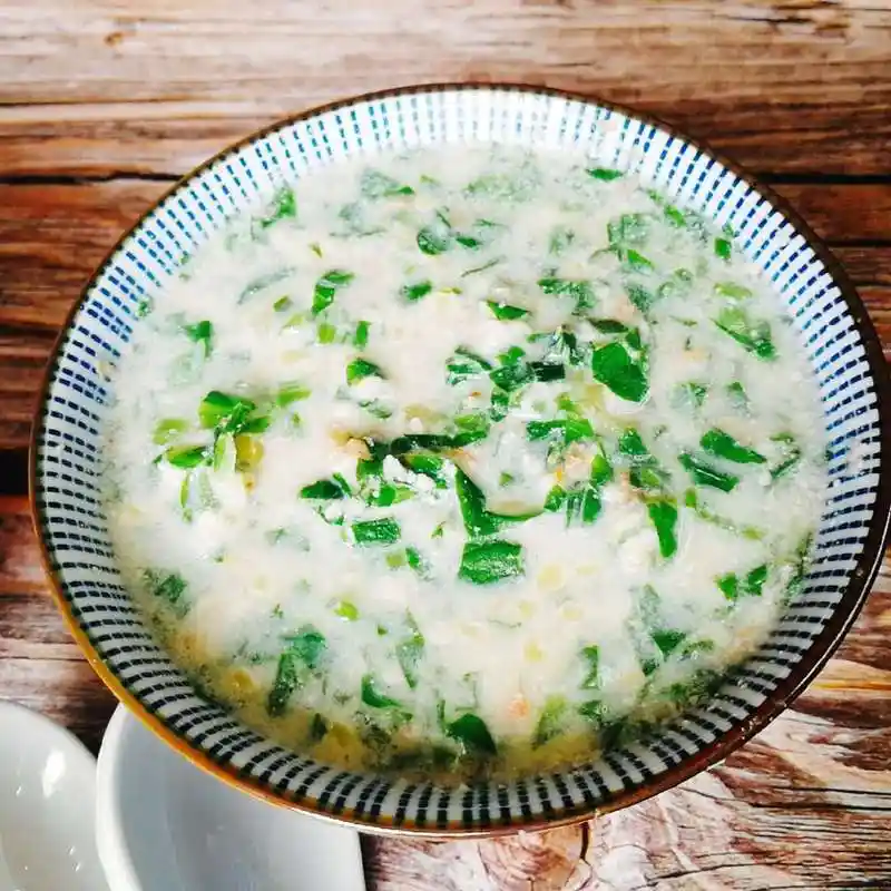 山东传统农家美食小白菜渣豆腐春天养生吃法野菜都能这么吃