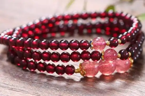 红石榴石手链对女人有啥好处