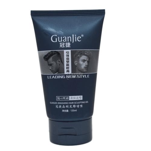 冠捷晶刚发雕啫喱持久定型男士油头头发造型啫喱膏强力背头135ml