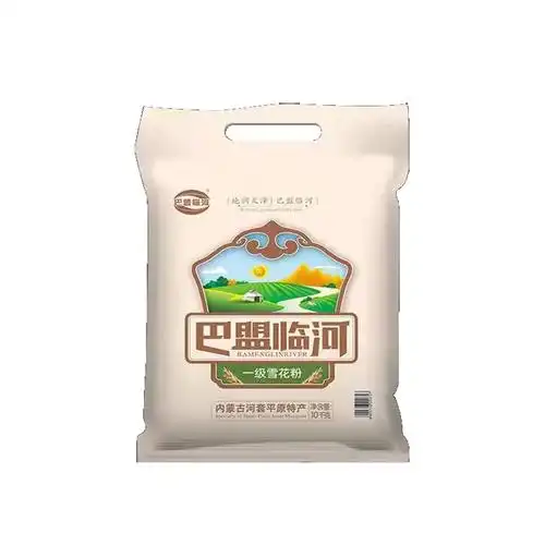 巴盟临河一级雪花粉10kg内蒙河套平原精选硬质小麦家用小麦粉高筋面粉