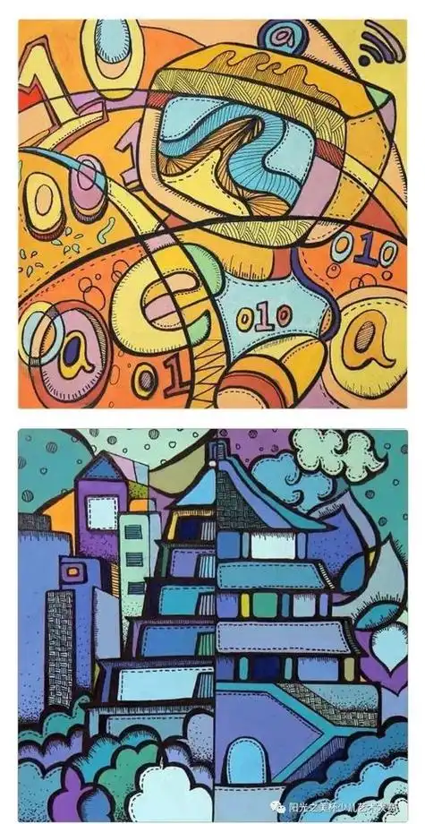 色彩画 色彩画图片大全 色彩画风景