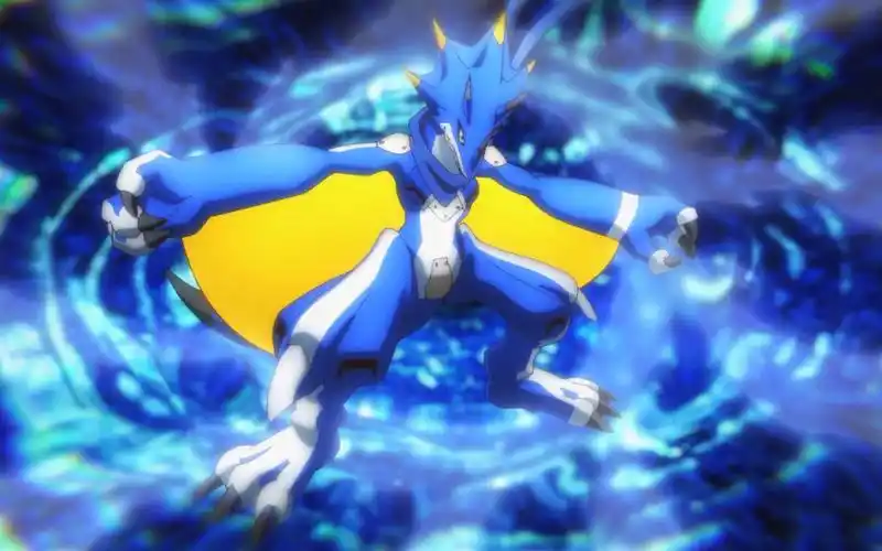 数码宝贝 幽灵游戏 伽马兽进化 箕宿三伽马兽 【1080p】