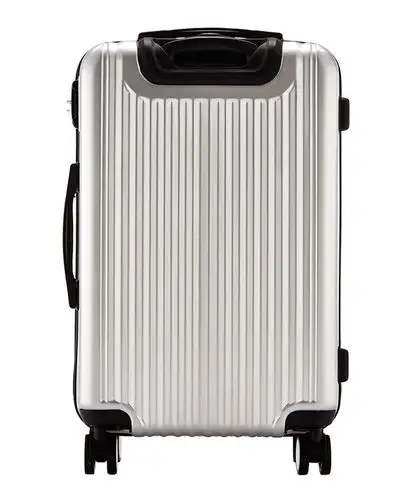 奢华银条纹密码锁拉杆箱24寸