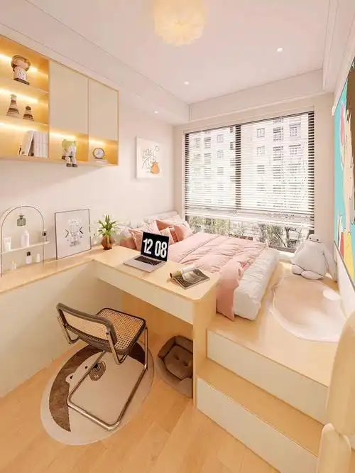 小户型书房卧室一体化设计