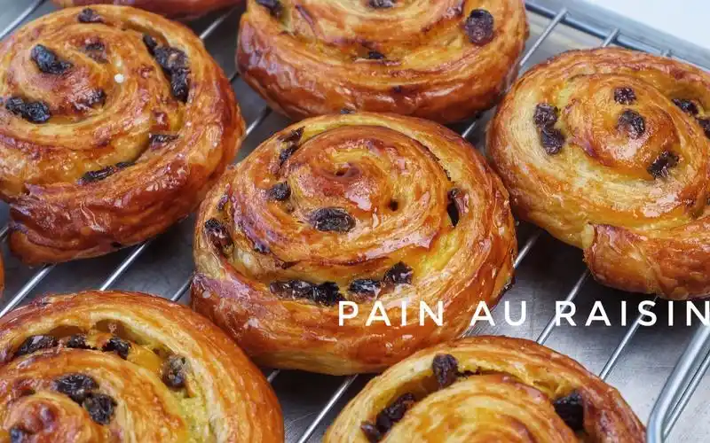 葡萄干奶油卷 | pains aux raisins 法国面包食谱
