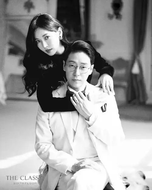 ins更新#顶楼#第三季 电视剧拍摄严基俊(朱丹泰)金素妍(千书真)couple