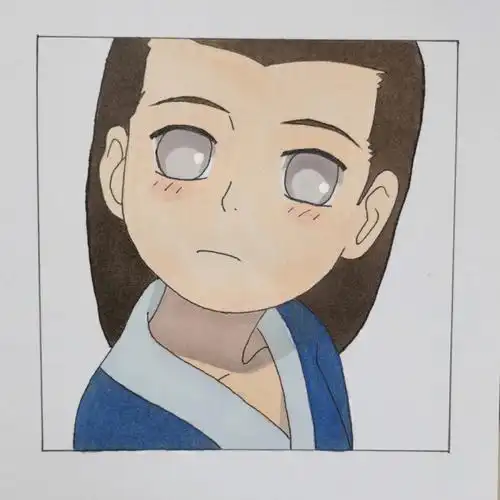 手绘火影忍者–日向宁次